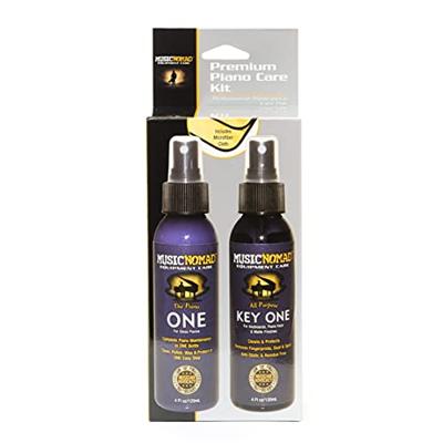 MusicNomad MN132 Premium Piano Care Kit set van 3 onderhoudsmiddelen voor glanzende piano&apos;s