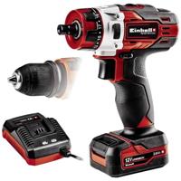 Einhell TE-CD 18/40 Li-Solo TE-CD 12/1 X-Li (1x2,0Ah) 4513592 Accu-schroefboormachine 12 V 2000 mAh Li-ion Incl. lader, Incl. accu - thumbnail