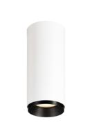 SLV OpbouwspotNuminos S Dali cilinder wit/zwart 3000K - 60gr - 1004424 - thumbnail