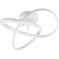 LED Plafondlamp - Plafondverlichting - Trion Meteo - 15W - Natuurlijk Wit 4000K - Mat Wit - Metaal - thumbnail