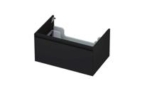 Onderkast INK 1 lade greeploos gelakt 45gr 70 cm x 45 cm x 35 cm Mat zwart 1240116 - thumbnail