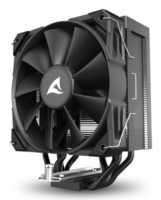 Sharkoon a50 cpu-koeler (zwart, 4-pins pwm fan-connector)