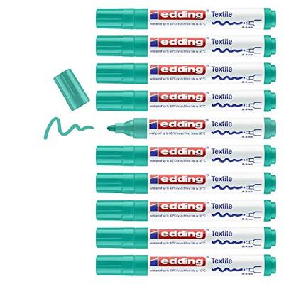 Textielmarker edding 4500 rond 2-3mm vaalgroen | 10 stuks