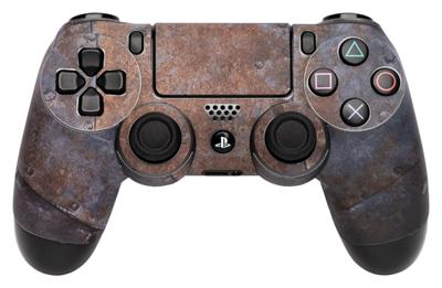 Software Pyramide Skin für PS4 Controller Rusty Metal Cover PS4