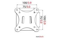Digitus DA-90303-1 27 Zwart flat panel muur steun - thumbnail