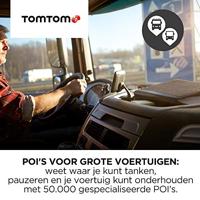 TomTom truck navigatie GO Professional 6200, 6 inch, Maps Europa en Traffic via ingebouwde SIM, specifieke services voor vrachtwagen, bus, bestelbus en andere grote voertuigen - thumbnail