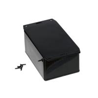 Hammond Electronics 1591TF2SBK Universele behuizing 120 x 80 x 59 ABS Zwart 1 stuk(s) - thumbnail