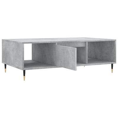 Salontafel 104x60x35 cm bewerkt hout betongrijs