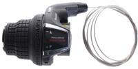 Shimano revoshifter 3v links tourney 1800mm zwart - thumbnail