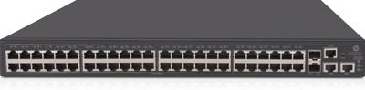 HPE 1950-48G-2SFP+-2XGT-PoE+ - Switch - L3 - Beheerd - 48 x 10/100/1000 (PoE+) + 2 x Gigabit SFP / 10 Gigabit SFP+ + 2 x 10Gb Ethernet - rack-uitvoering - PoE+ (370 W)