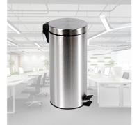 Pedaalemmer brasq 30 liter rvs - thumbnail