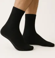 Apollo 2-paar Heren badstof sokken - Slipper sokken - Plain - thumbnail