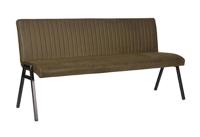 LABEL51 Eetkamerbank 'Matz', 175cm, kleur Groen - thumbnail