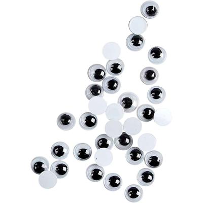 Creativ Company Wiebelogen, niet zelfklevend, d 6 mm, 1000 stuk/ 1 doos