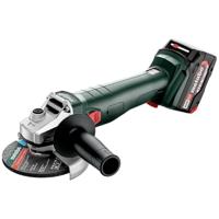 Metabo W 18 L 9-125 Accu Haakse Slijper | 18V | 2 x 4,0 Ah accu + lader | Metabox 165L - 602247510 - thumbnail