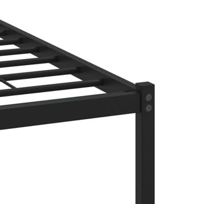 Bedframe met hoofdbord zonder matras bruin eiken 120x190 cm