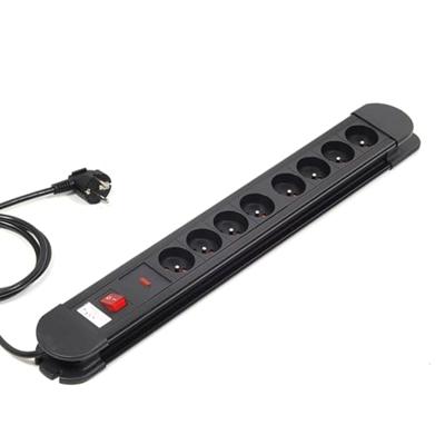 Maclean MCE11 power uitbreiding 1,5 m 8 AC-uitgang(en) Binnen Zwart