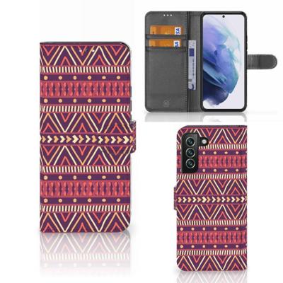 Samsung Galaxy S22 Plus | Telefoon Hoesje | Aztec Paars Samsung Galaxy S22 Plus | Telefoon Hoesje | Aztec Paars