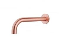 Inbouwuitloop Wiesbaden Rond 25 cm 1/2'' Geborsteld Koper - thumbnail