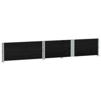 Palletopzetranden 2 st 150x100 cm massief grenenhout zwart - thumbnail