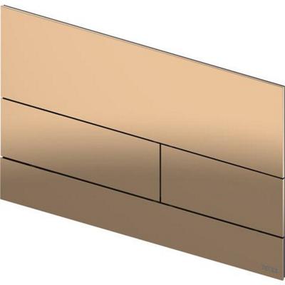 Bedieningsplaat Toilet TECE Square II Gepolijst Rood Goud Bedieningsplaat Toilet TECE Square II Gepolijst Rood Goud