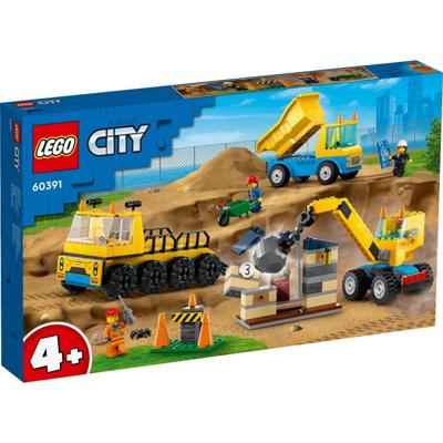 LEGO® CITY 60391 Kiepwagen, bouwtruck en sloopkraan