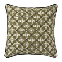 Kussen bloemen - groen - 45x45 cm - thumbnail