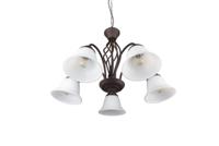 Trio KroonluchterRustica 60cm 5-lichts roestbruin - 101000524 - thumbnail
