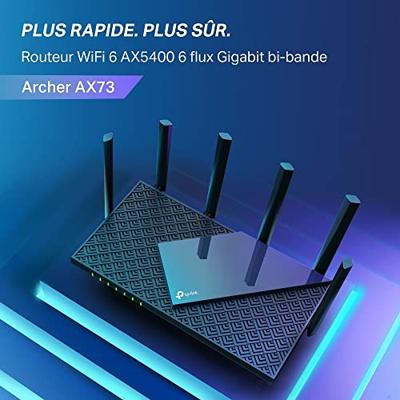TP-Link Archer AX73 AX5400 Dual-Band Wifi 6 Router Router Zwart - thumbnail