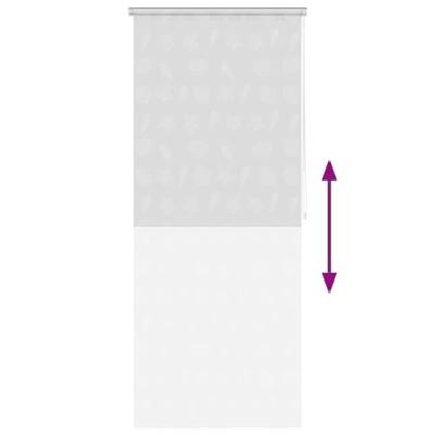 Rolgordijn voor douche 80x240 cm zeester