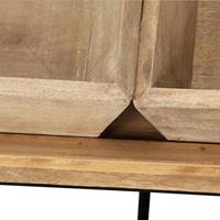 Salontafel 110x55x42 cm massief mangohout - thumbnail