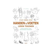 Deltas Stap voor stap handen en voeten leren tekenen hobbyboek - thumbnail