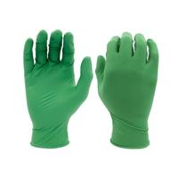 Showa nitrile wegwerphandschoenen (100x) - 6110PF - GREEN - maat L - thumbnail