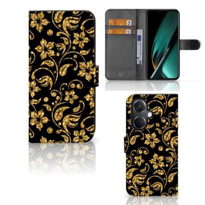 OnePlus Nord CE 3 Hoesje Gouden Bloemen OnePlus Nord CE 3 Hoesje Gouden Bloemen