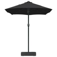 Tuinparasol Zwart 385 x 209 x 244 cm Stof - thumbnail