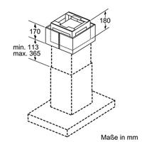 Siemens LZ22CXC56 cleanAir Plus recirculatie startset voor eilandschouwkappen - thumbnail