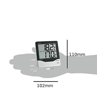 TFA Dostmann sku 30.1011.K Kabelgebonden thermometer Zwart-wit