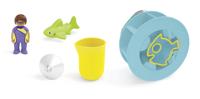 PLAYMOBIL Junior 71688 Waterrad met babyhaai Inclusief personage, babyhaai en waterrad - Leeftijd 1 jaar - thumbnail