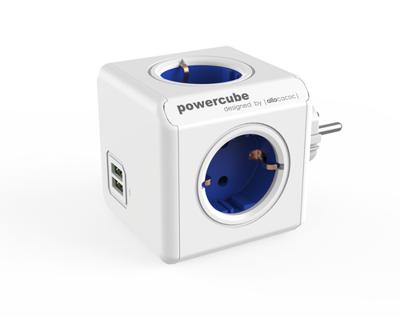 Cube multipluggen Power Cube Allocacoc 1202BL/DEOUPC USB