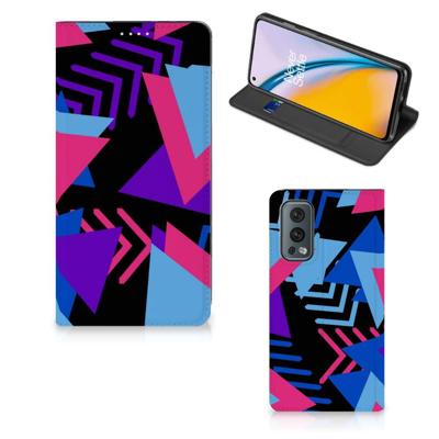 OnePlus Nord 2 5G Stand Case Funky Triangle OnePlus Nord 2 5G Stand Case Funky Triangle