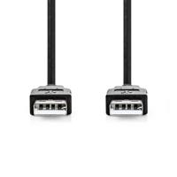 USB 2.0-Kabel | A Male - A Male | 5,0 m | Zwart - thumbnail