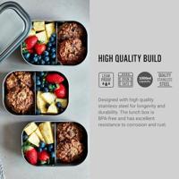 Black+Blum Lunch Box Large - 200x140x60mm - Ocean
Zwarte+Blum Lunchbox Groot - 200x140x60mm - Oceaan - thumbnail
