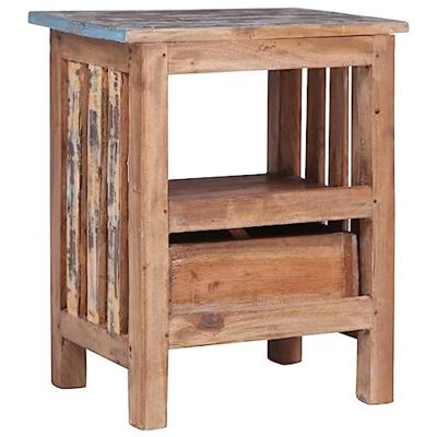 VidaXL Nachtkastje 41x30x50 cm massief mahoniehout