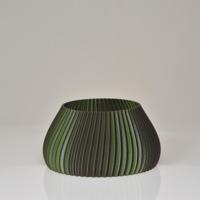 Jasmin 3D pot 9x17cm Groen Metallic - thumbnail