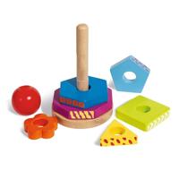 Eichhorn houten stapelspel 8dlg. - thumbnail