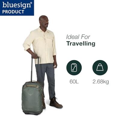 Osprey Transporter Wheeled Duffel 60 Trolleytas Raven Black/Black 60L Osprey Transporter Wheeled Duffel 60 Trolleytas Raven Black/Black 60L