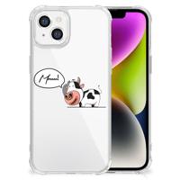 iPhone 14 Stevig | Bumper Hoesje | Cow - thumbnail