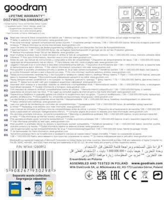 Goodram M1A4-1280R12 flashgeheugen 128 GB MicroSDHC Klasse 10 UHS-I