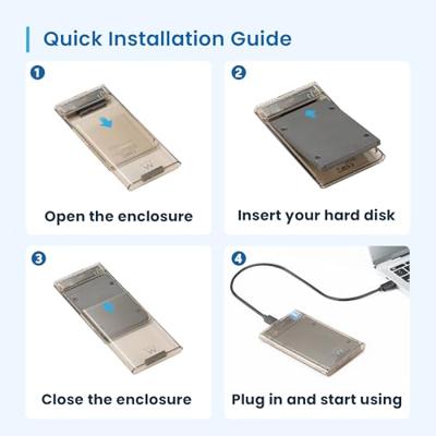 Externe Harde Schijf Ewent ew7068 Transparant 2,5"