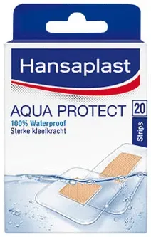 Hansaplast Aqua protect strips 20 Stuks Hansaplast Aqua protect strips 20 Stuks
